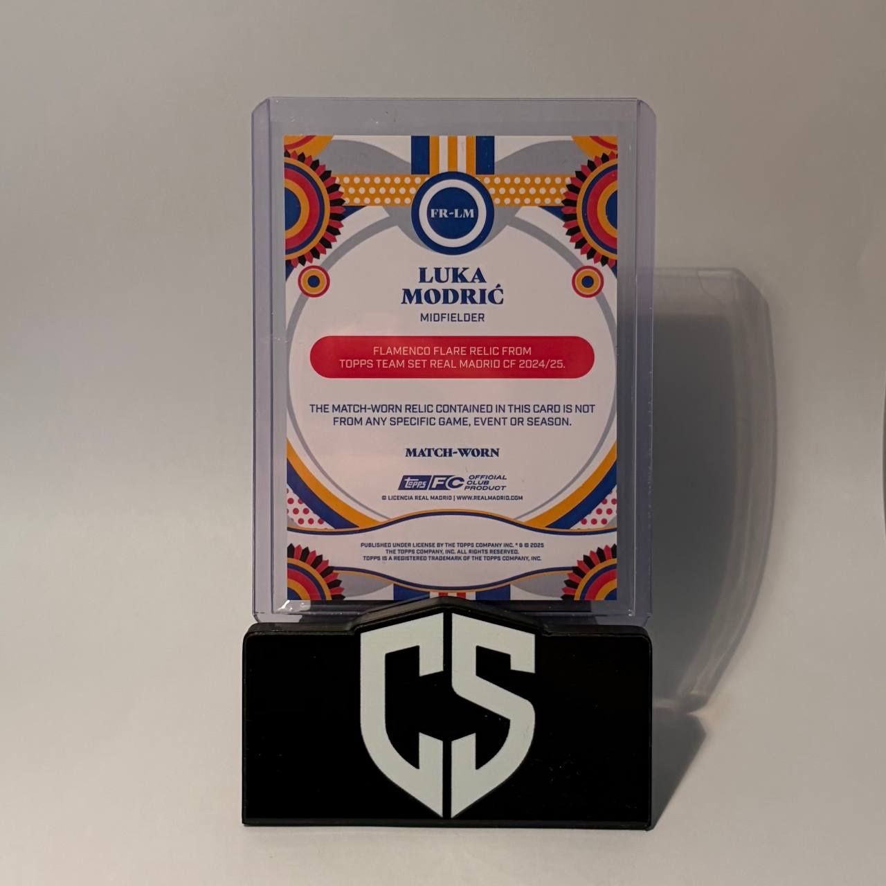 Topps Carte collezionabili: 2024 Topps Real Madrid LUKA MODRIC Patch /250 Match-worn – Usato da Oftringen venduto da collectsupply 1