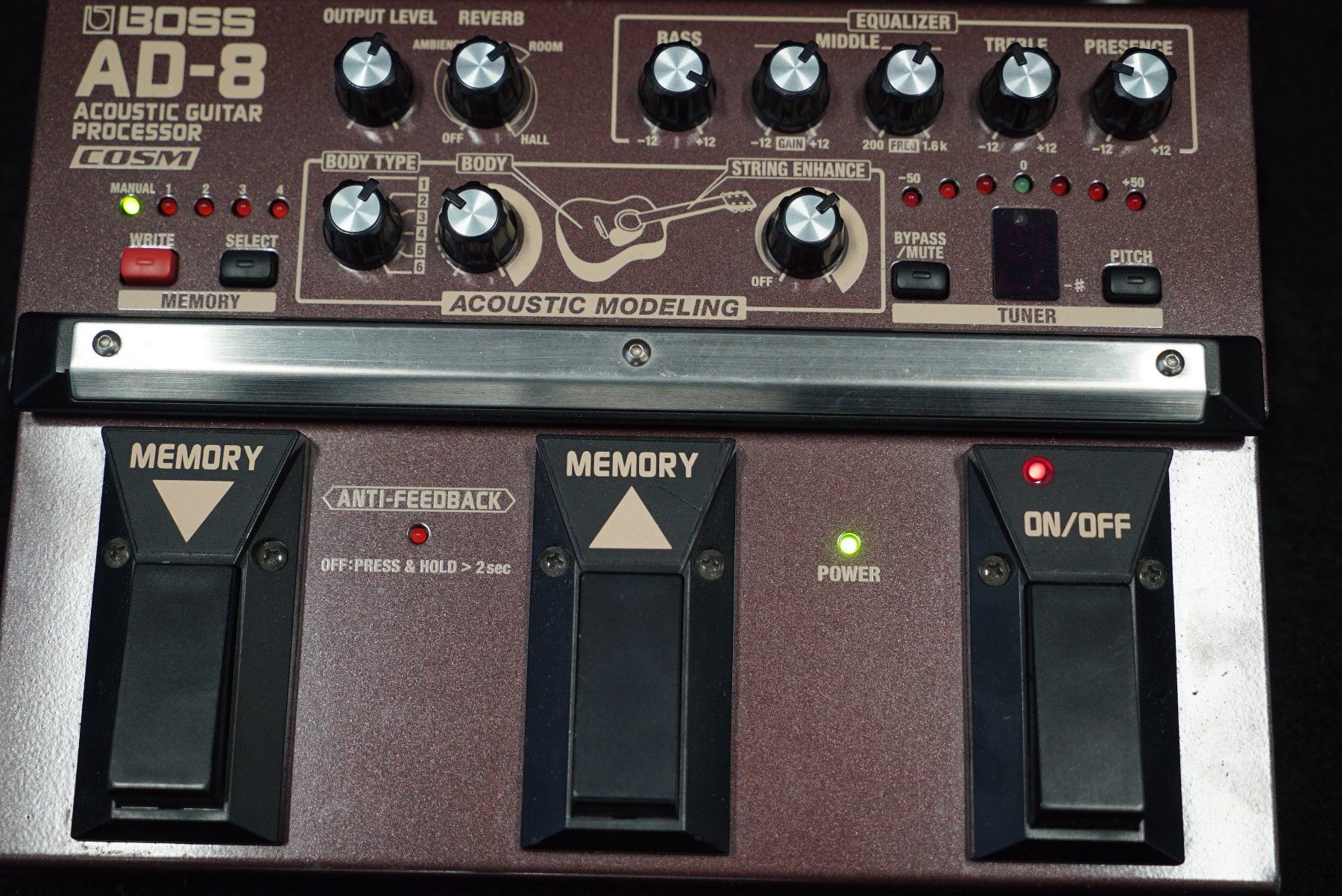 Boss Strumenti musicali: Boss AD-8 Acoustic Guitar Processor Pedal – Usato da Ortschwaben venduto da Musictrade