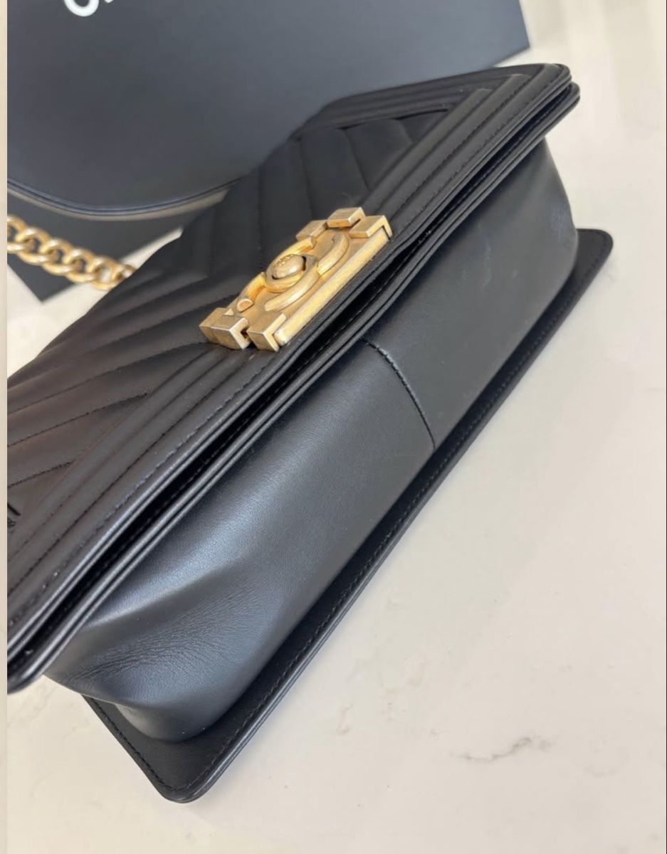 Taschen für Damen: Chanel Boy Flap Medium Chevron – Neu (gemäss Beschreibung) aus Chavannes-Renens von Meilina.R17 3