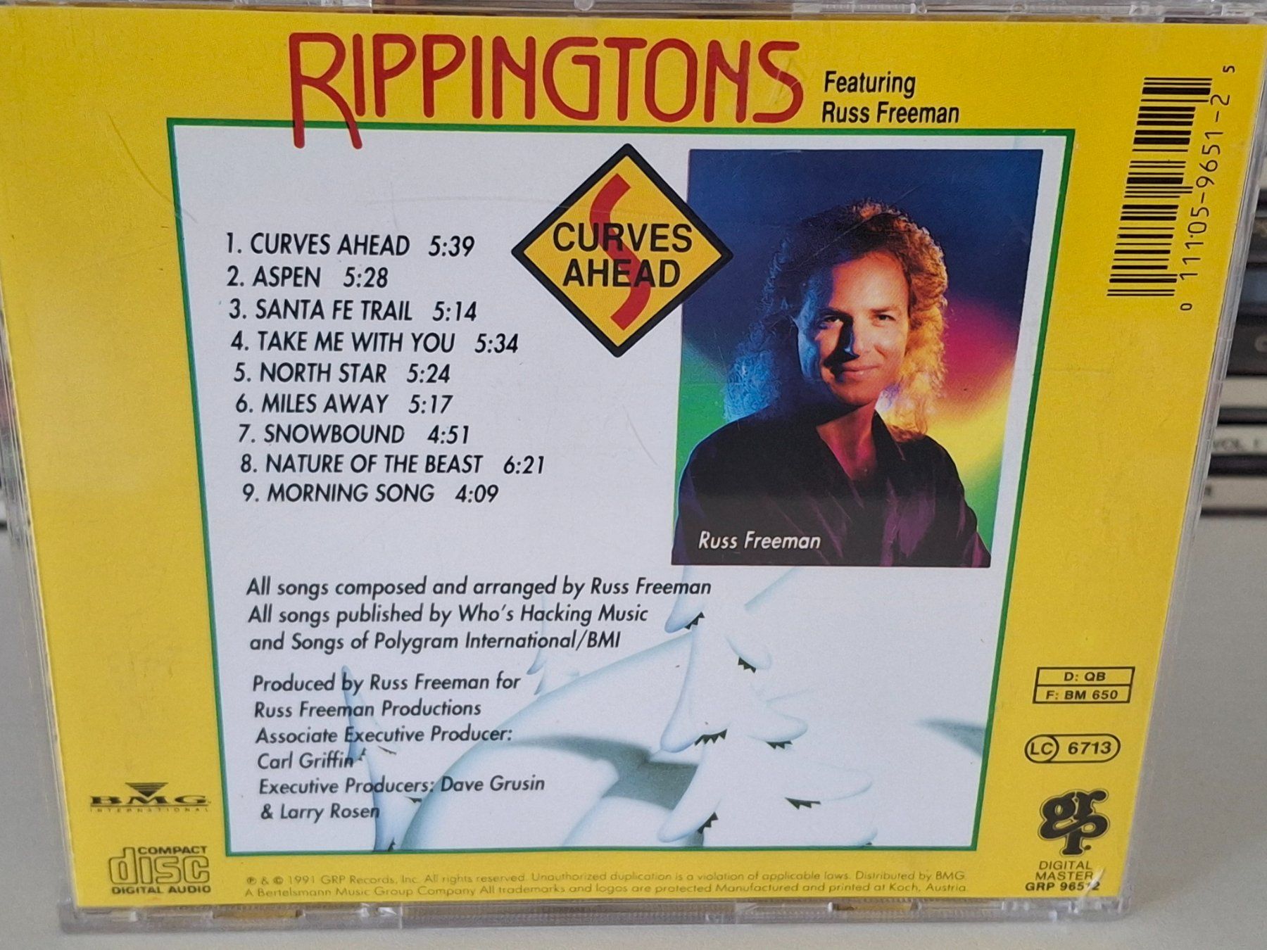 CDs: CD Rippingtons featuring Russ Freeman -  Curves Ahead – Gebraucht aus Aarberg von Jackup1 1