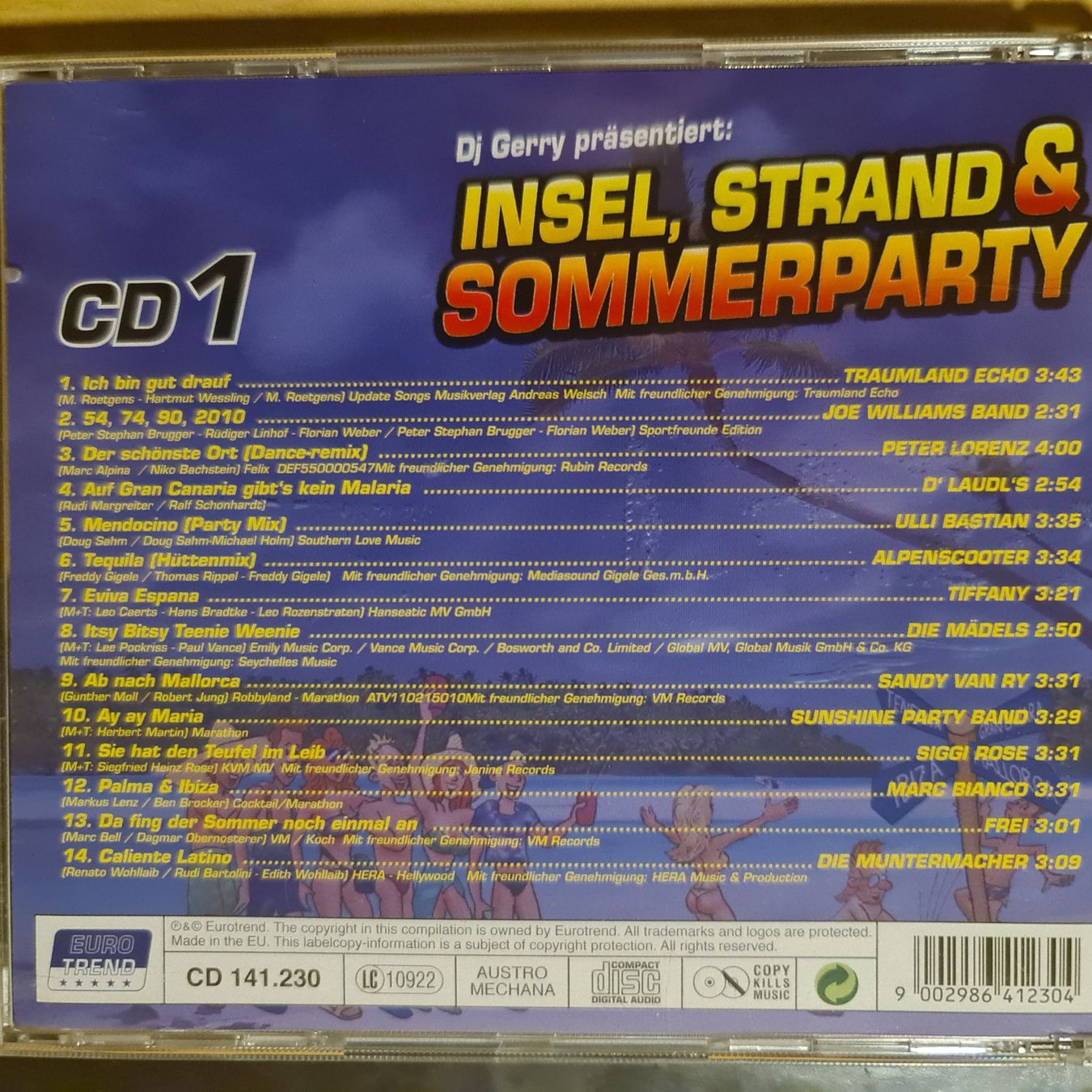 CD: Insel Strand Sommerparty DJ Gerry – Usato da Dintikon venduto da Vexi 1