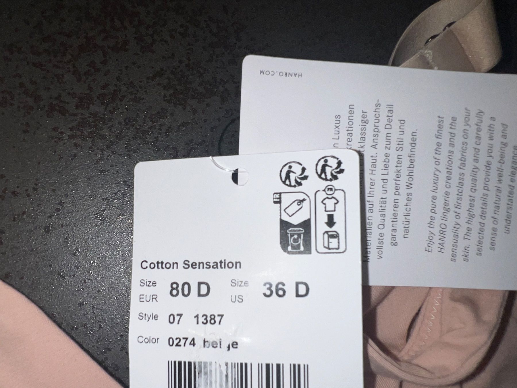 Altra biancheria intima: BH HANRO 80d neu – Nuovo (secondo la descrizione) da Dornach venduto da samuti 1