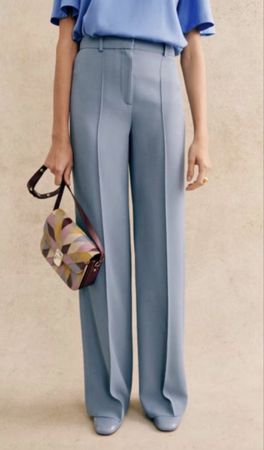 Sezane Hose Grösse 46 Blau neu mit Etikette