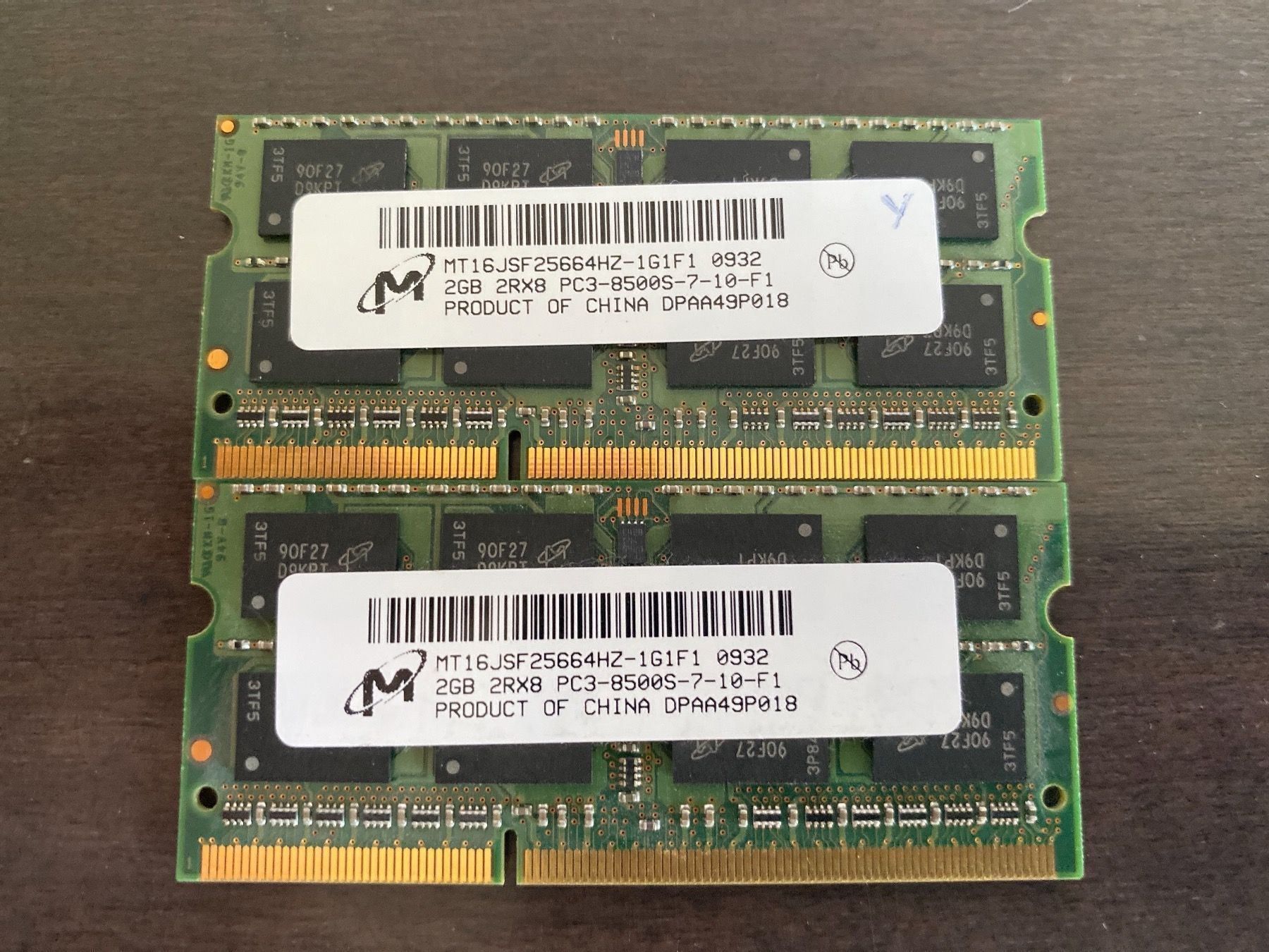 Memory / RAM: RAM 2x2GB. Total 4GB – Gebraucht aus Fislisbach von Special24