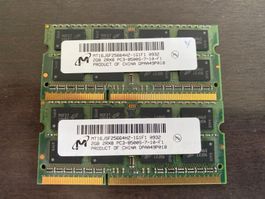 RAM 2x2GB. Total 4GB