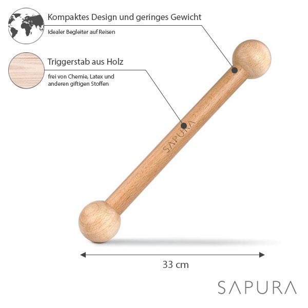 Cura del viso: Sapura - Triggerstab Holz – Nuovo e nell'imballaggio originale da Fürigen venduto da kolibri-24 1