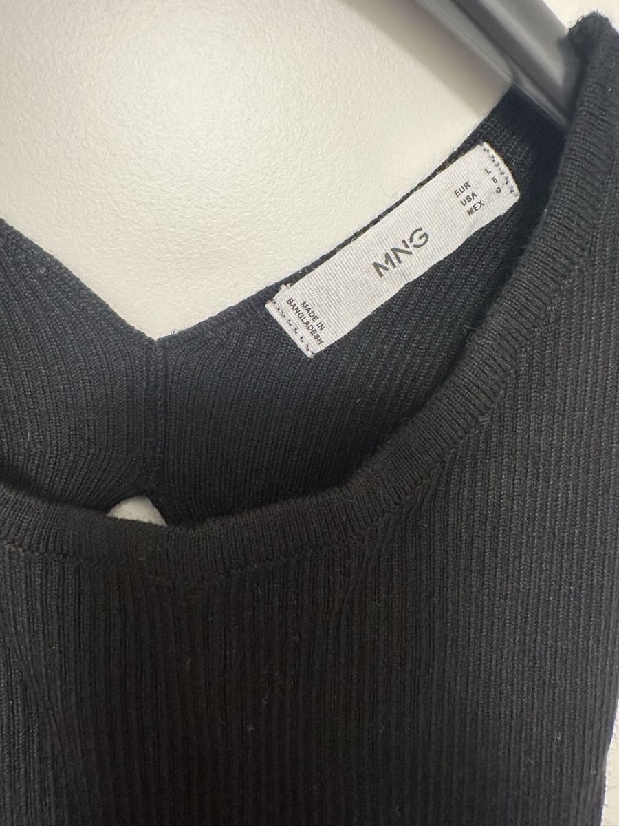 Mango Vestiti: Schwarzes enges Strickleid - Mango - L - Neu & ungetragen – Nuovo (secondo la descrizione) da Zug venduto da tami12 1