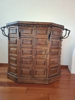 Massivholz Möbel Bar und Barhocker im spanischen Stil