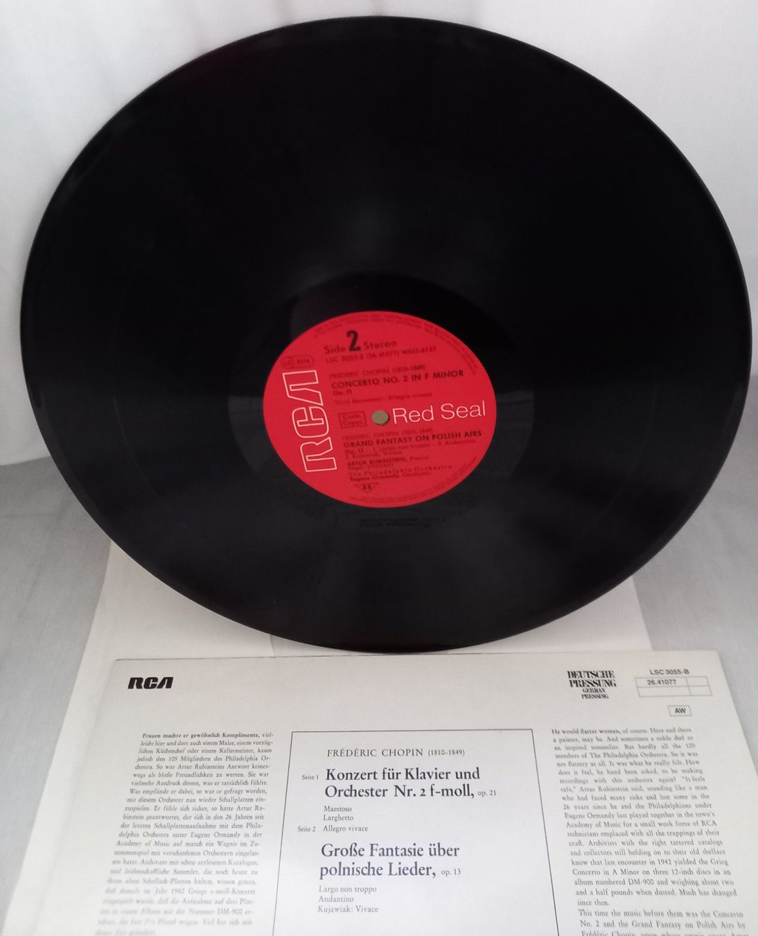 Schallplatten: Klassik-LP "ARTUR RUBINSTEIN" – Neu (gemäss Beschreibung) aus Binningen von mar_2jlr 6