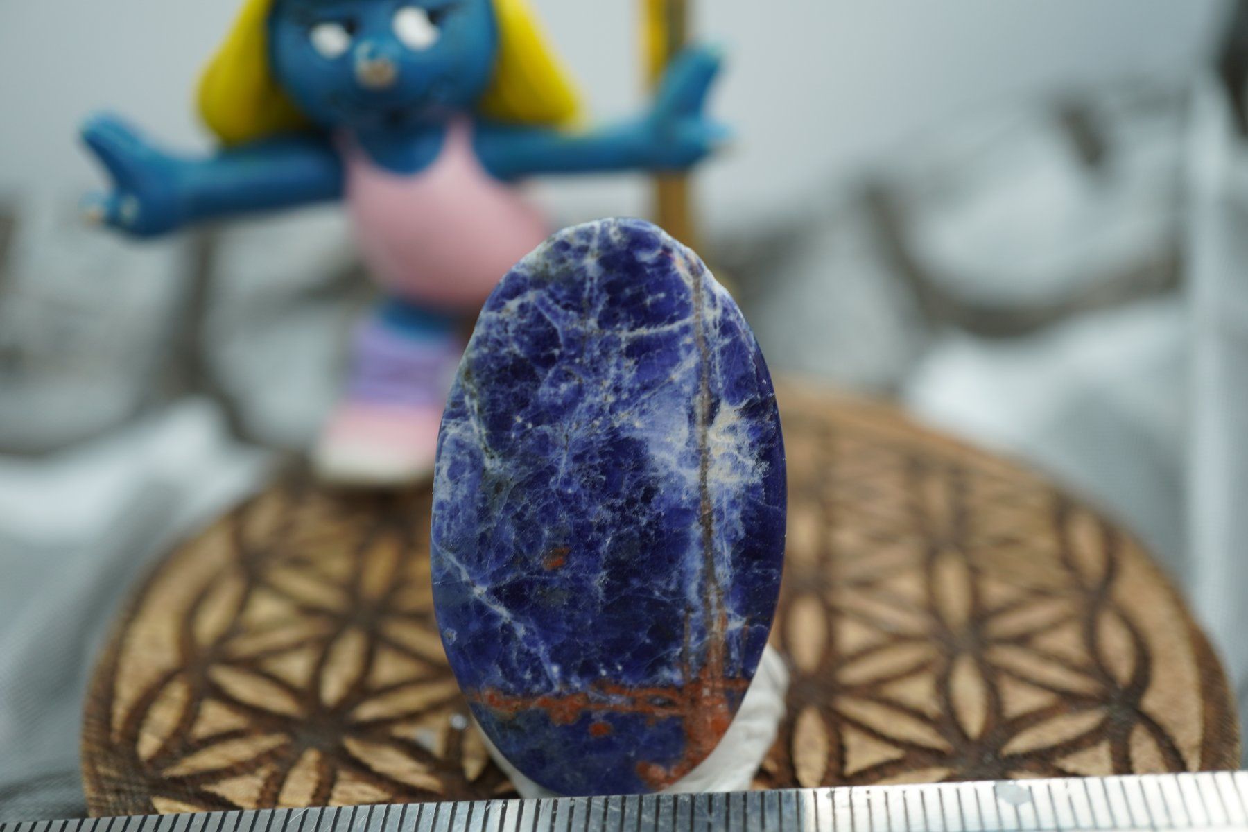 Minerali & Pietre curative: Sodalith      Blatt Geschnitzt  Cabochon   Ab 1.- – Nuovo e nell'imballaggio originale da Eschenbach SG venduto da topstone 5