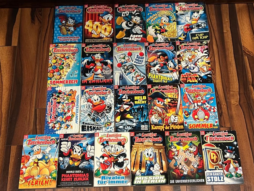 21 LTB Serie 398-423 Lustige Taschenbücher: guter Zustand