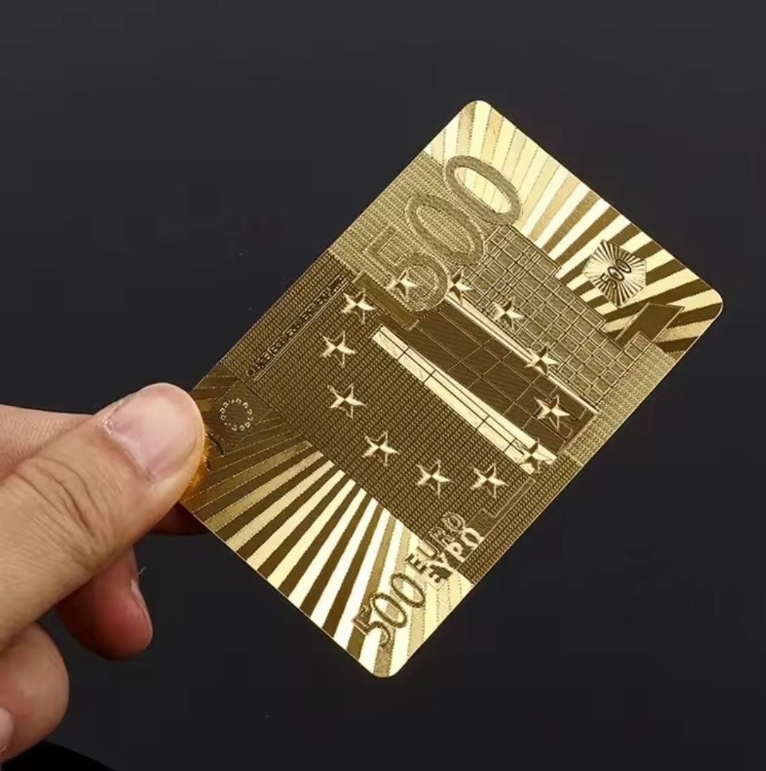 Banknoten: 500 Euro goldfolierte Pokerkarten – Neu und originalverpackt aus Altstätten SG von ChangeMaker 1
