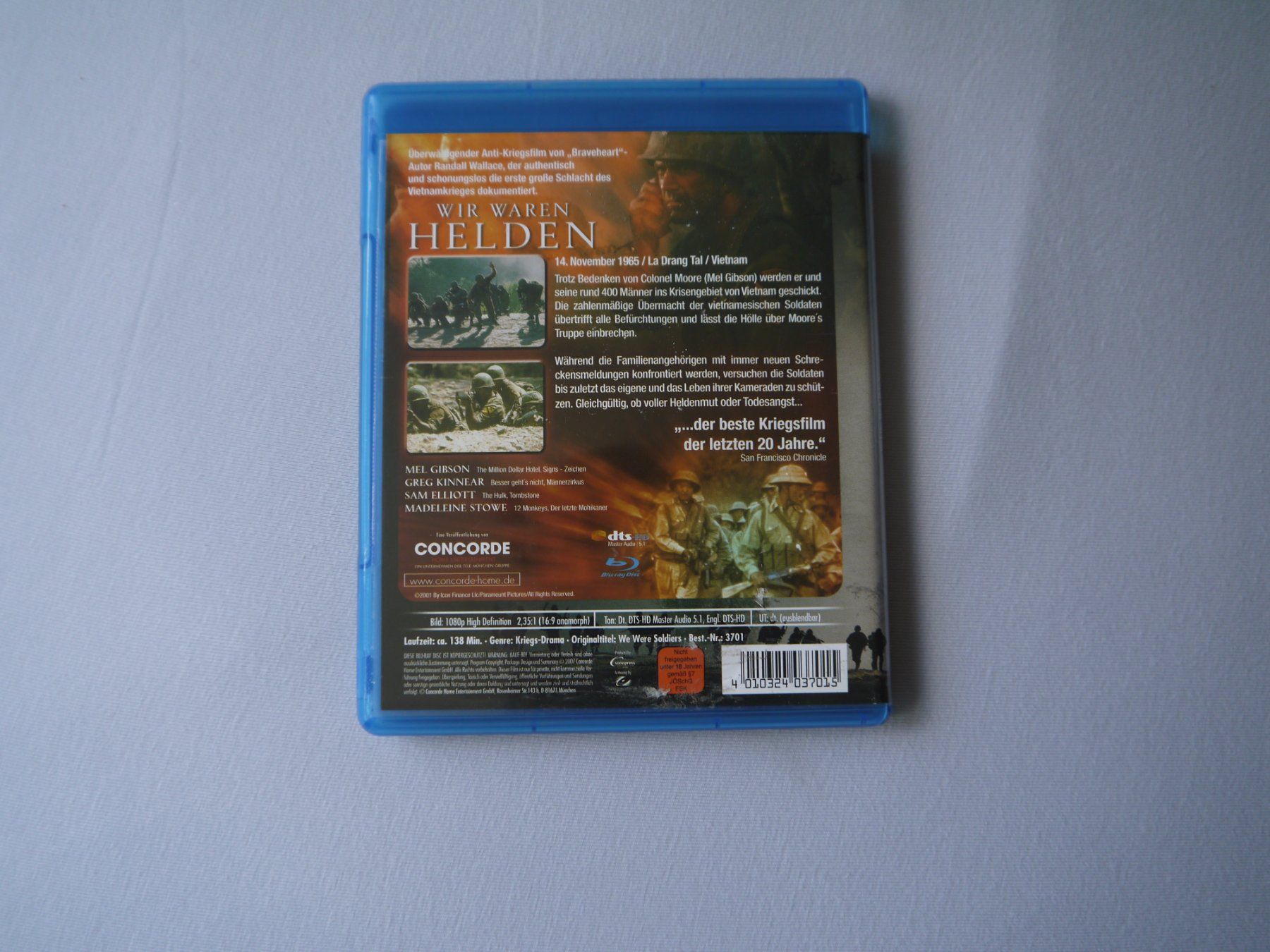 Tutti i DVDs: WIR WAREN HELDEN(2002) - Mel Gibson - Blu Ray – Usato da Hagendorn venduto da Blaf 1