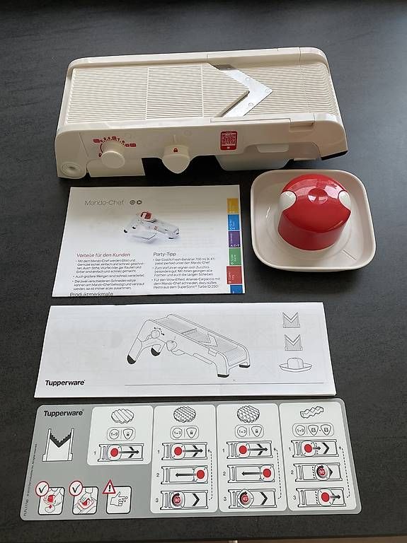 Elettrodomestici da cucina: Tupperware MandoChef - Reibe Raffel Mandoline – Usato da Alpnach Dorf venduto da oli_pyq2 2