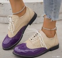 MUST HAVE - edle Oxford Styl Damenschuhe, Gr. 39