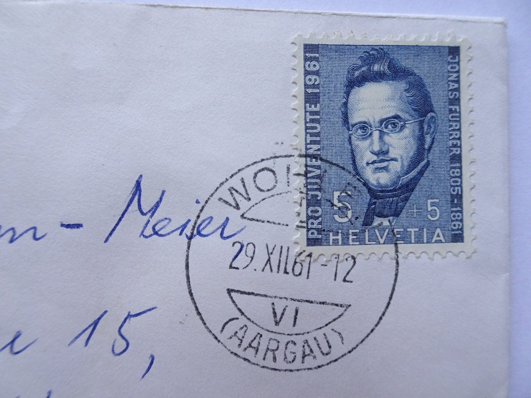 Tutti i francobolli: 1961 – Usato da Aadorf venduto da Chnorli-Furz 1