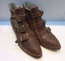 Leder Stiefeletten Grösse 39