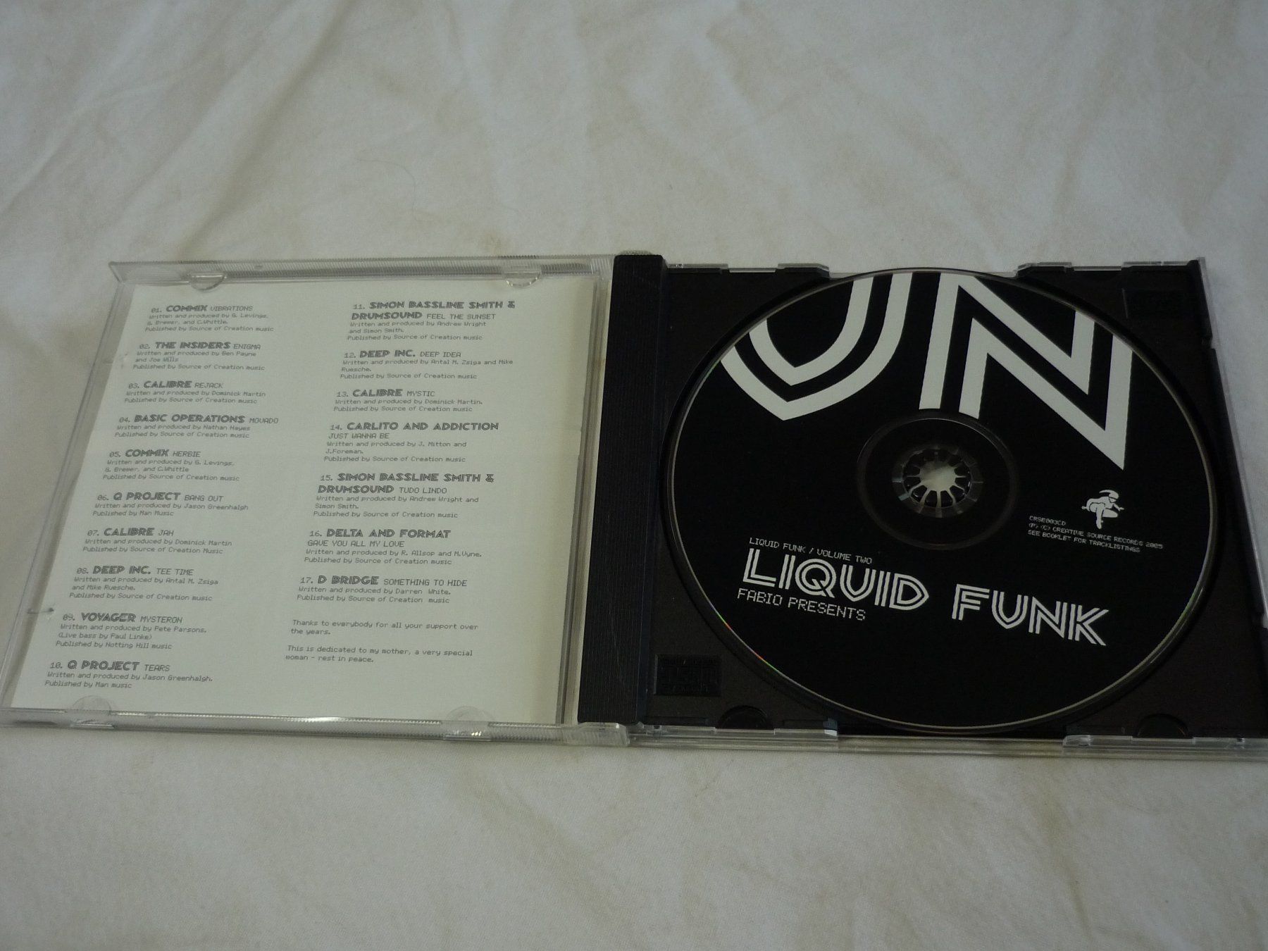 CDs: Musik CD - Liquid Funk - vol 2 - Fabio Presents – Gebraucht aus Beringen von zzRegal 1