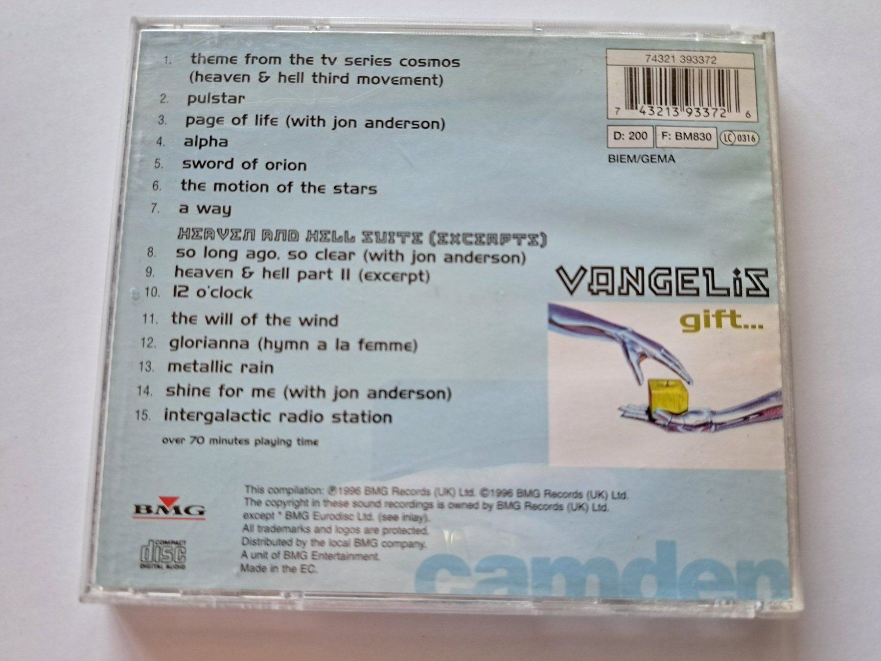 CDs: Cd Vangelis - Gift  – Gebraucht aus Pully von bro_n52j 1