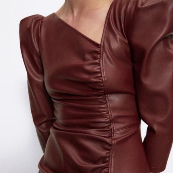 Zara Vestiti: ZARA Kleid, Bordeaux, Grösse M – Nuovo e nell'imballaggio originale da Basel venduto da 1moonstar 2