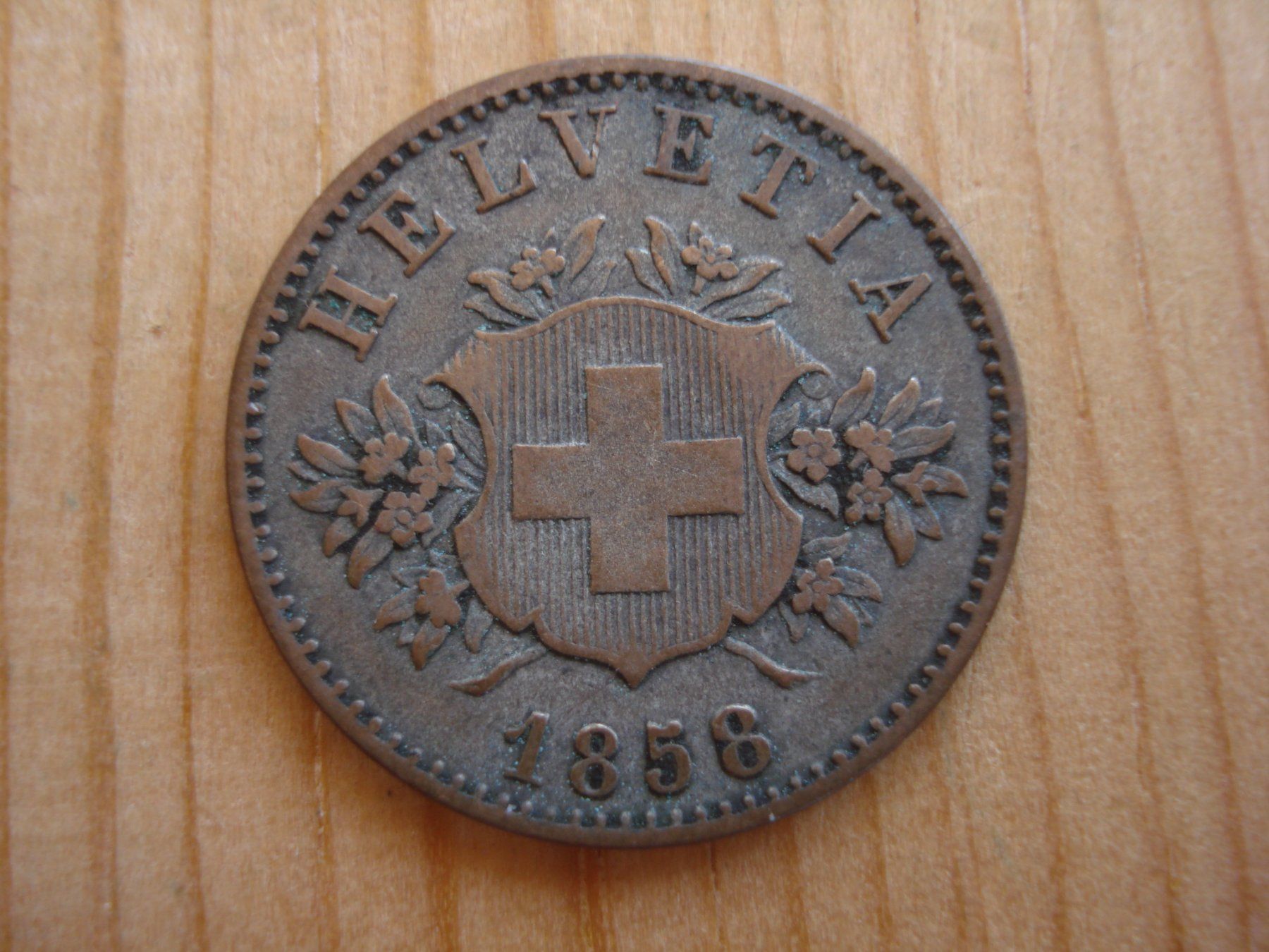 Tutti le monete: (P2) 20 Rappen 1858 – Usato da Erlach venduto da Net-Coins