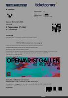 Openair St. Gallen 3-Tagespass