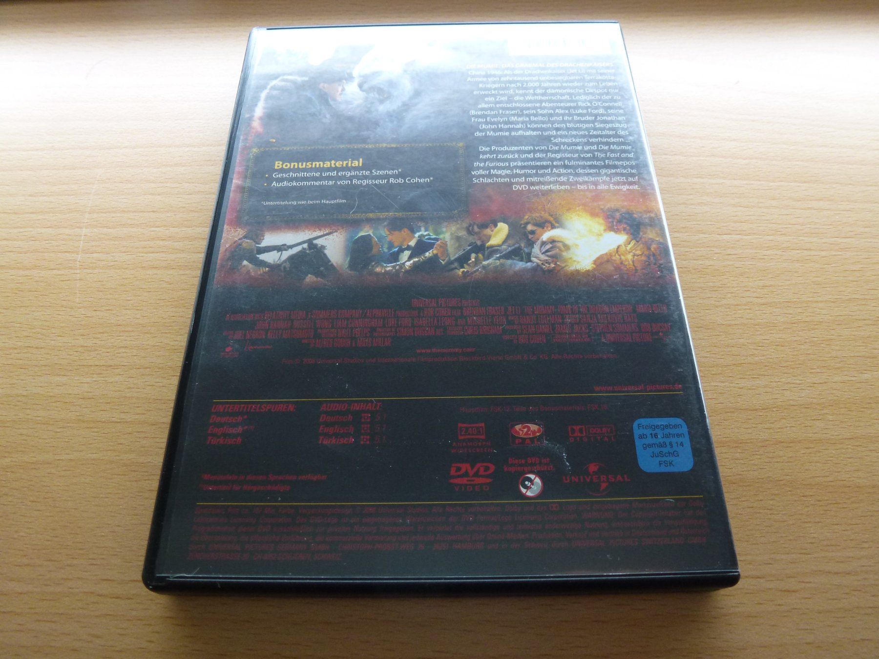 Alle DVDs: Die Mumie 3 Das Grabmal des Drachenkaisers – Gebraucht aus Hombrechtikon von HGK50 1