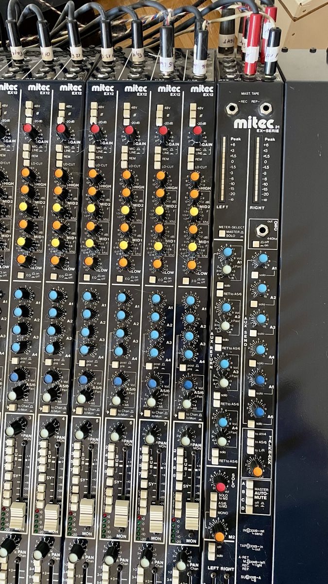 Platines de mixage: Mitec 31 EX11/EX12 Studio Inline Mischpult, analog – D'occasion à Zürich par ast_9rkx 1