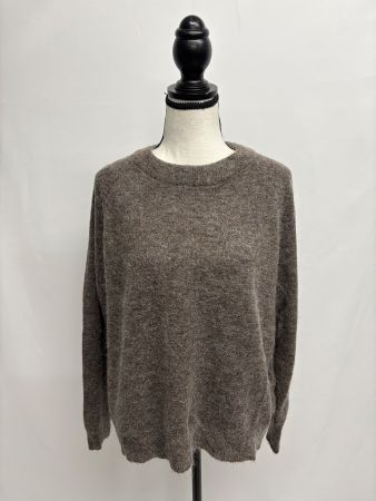 Zara Strickpullover mit Mohair braun Gr. XL Pullover