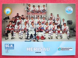SC HERISAU TEAM CARD - 1995/96