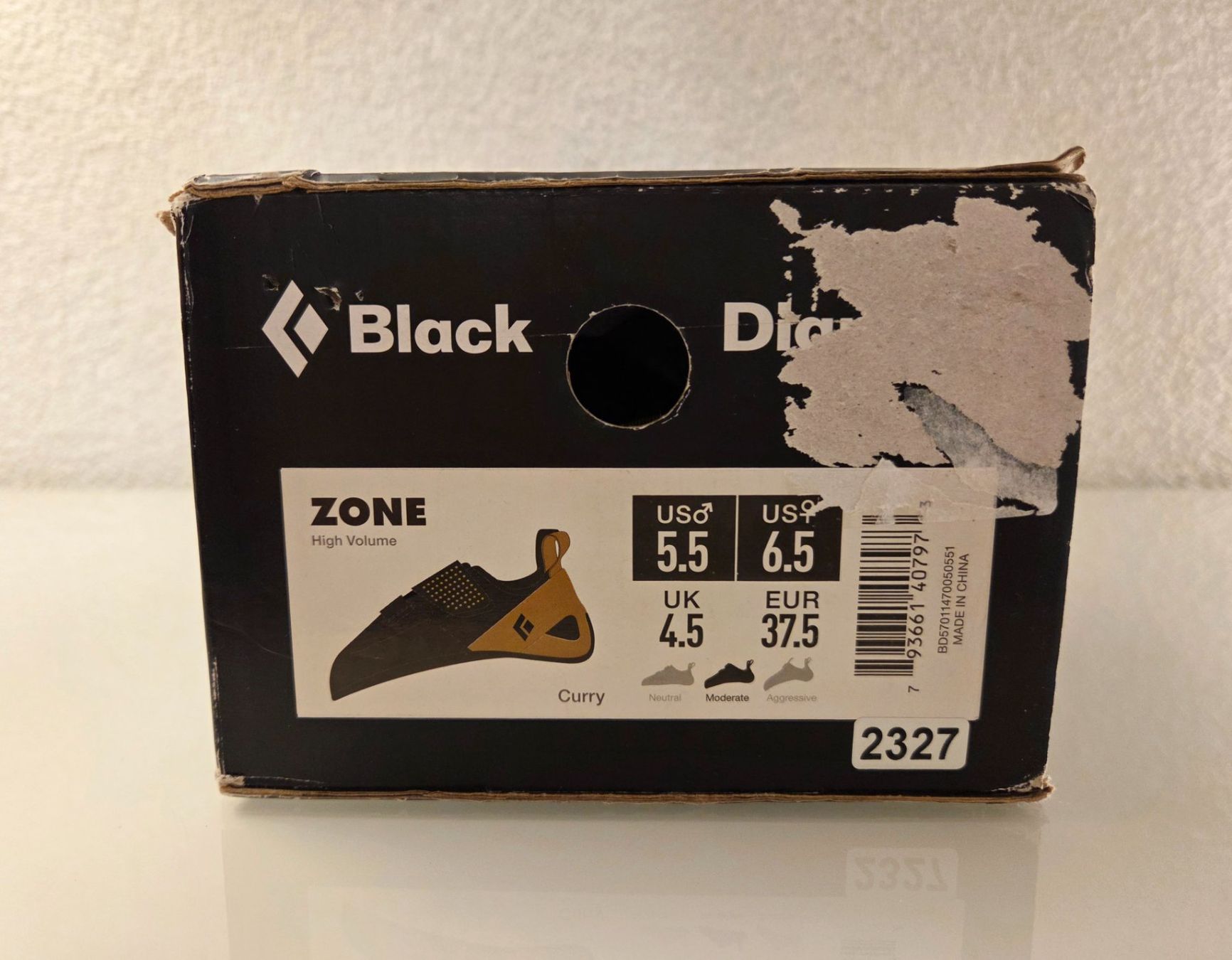 Black Diamond Herrenschuhe: Zone Black Diamond Kletterschuhe Unisex - Grösse 37.5 – Neu und originalverpackt aus Braunau von Brand-Store 1