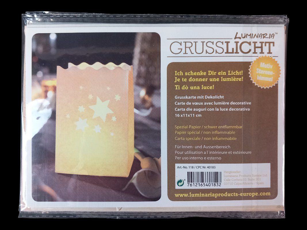 Cartoline: LUMINARIA Grusslicht, 5 Stück – Nuovo e nell'imballaggio originale da Hünenberg venduto da Restwert_Zug 4