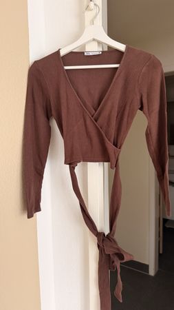 Braunes Top, Grösse S