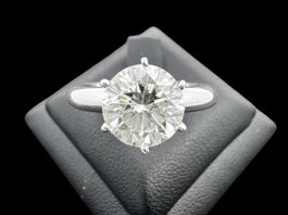 Solitär 2.33ct Ring 18k Weissgold Grösse 56 GGTL 2025 *S809