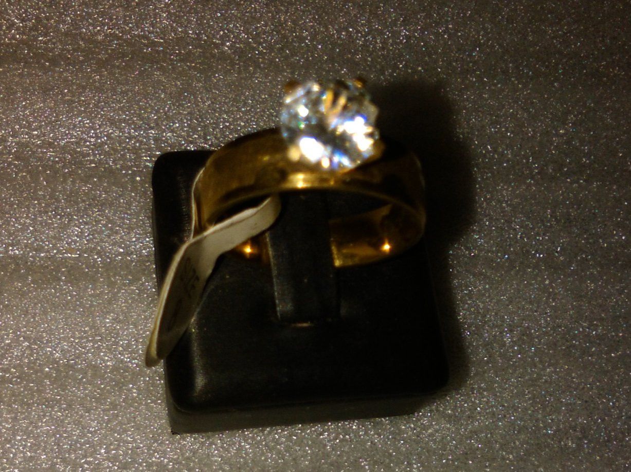 Bagues: RING EDELSTHAL,,,VERGOLDET,,MIT KRISTALL – Neuf (Voir description) à Basel par bijoutrie_4