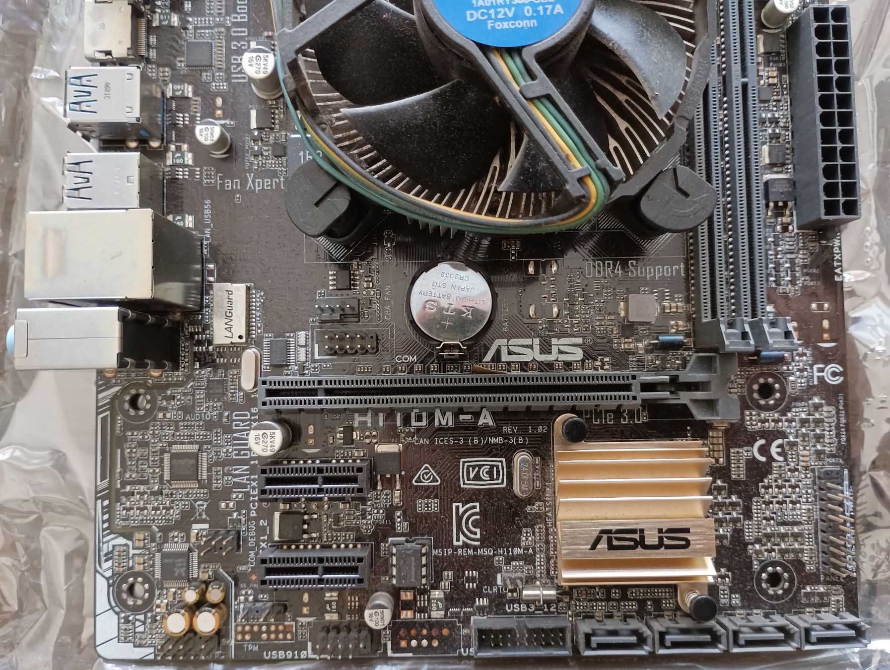 Asus Mainboards: Asus H110M-A mit Intel i5-6400 Prozessor – Gebraucht aus Basel von Jbeu06 2