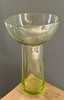 Schönes Hyazinthenglas Hyazinthen Vase hellgrün Glas