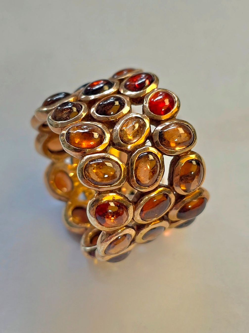 Bagues: Ring mit Edelsteinen Fingerring Grösse 62 – Neuf (Voir description) à Zürich par ben_mn5h 6