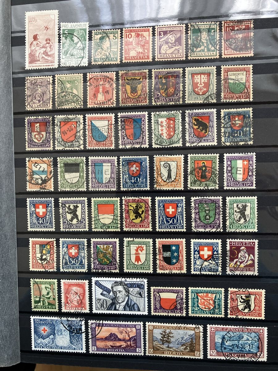 Tutti i francobolli: Schweiz PJ - 1954 3s – Usato da Cham venduto da Diablo1232