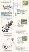 10 Belege Raketen - Post 1962 (D), alle geflogen !