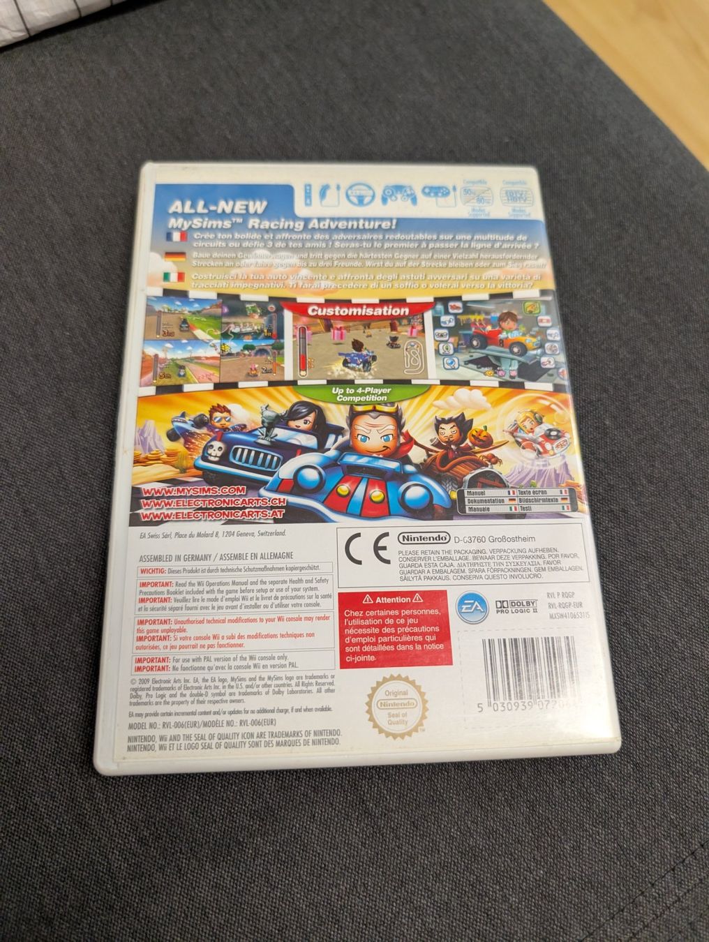 Giochi: My Sims racing Nintendo Wii – Usato da Giubiasco venduto da Ticinerd 1