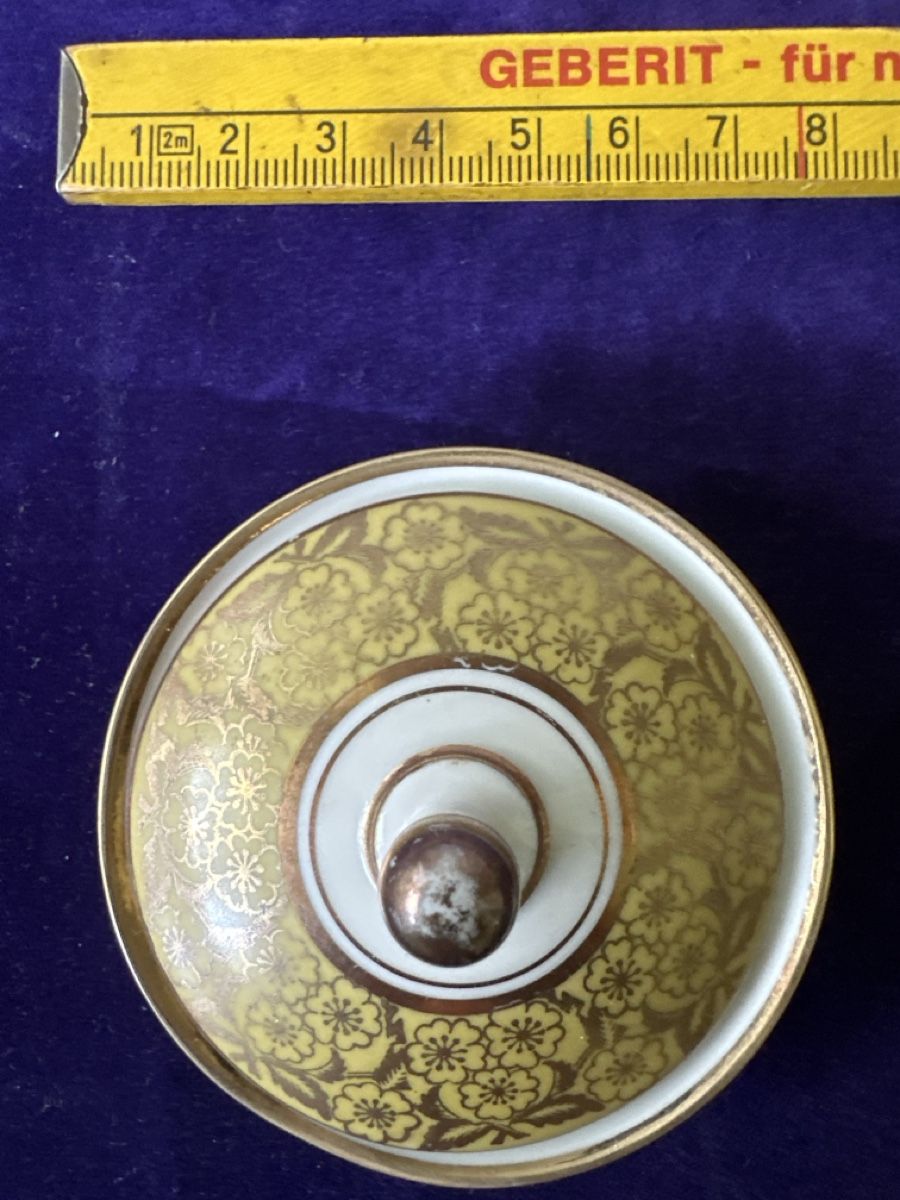Winterling Zuckerdosen: Winterling Bavaria Germany Dose mit Deckel Gold Dekor – Gebraucht aus Zürich von Chaeffeler 1