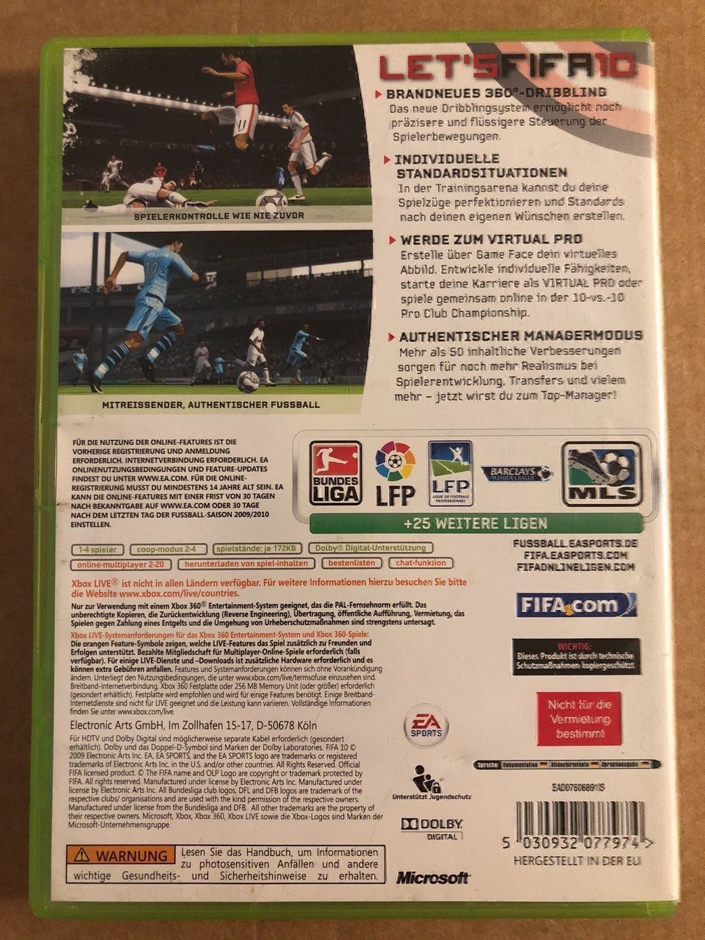 Microsoft Giochi: FIFA 10 für Xbox 360 – Usato da Kestenholz venduto da Mad18 1