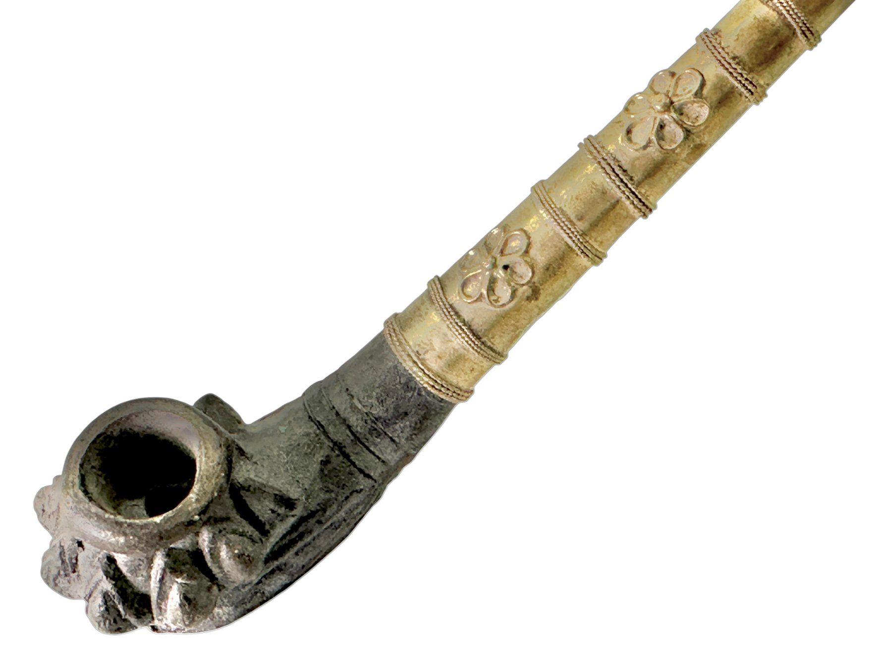 Pipe & Accessori: PIPE À OPIUM THAÏLANDAISE DU 19E/20E SIÈCLE – Usato da Morges venduto da magicle 7