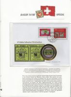 Numisbrief Auflage nur 300 Stück Genfer Adler 1843-2018