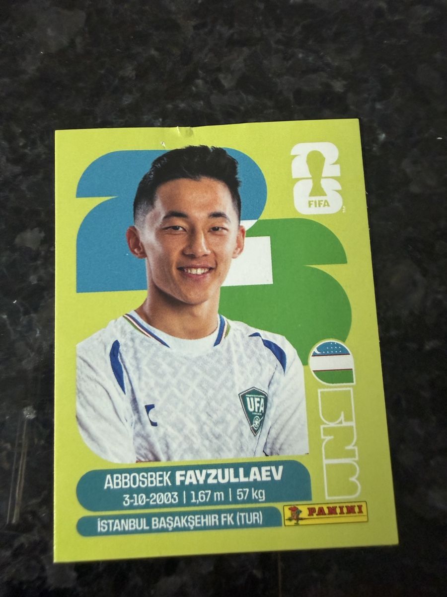 Panini Carte collezionabili: FIFA2026 Panini UZB20 – Usato da Feldbrunnen venduto da cleo09