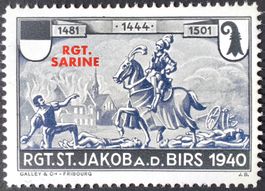 Regiment Sarine, Aufdr, 2.WK, Wi Inf 2