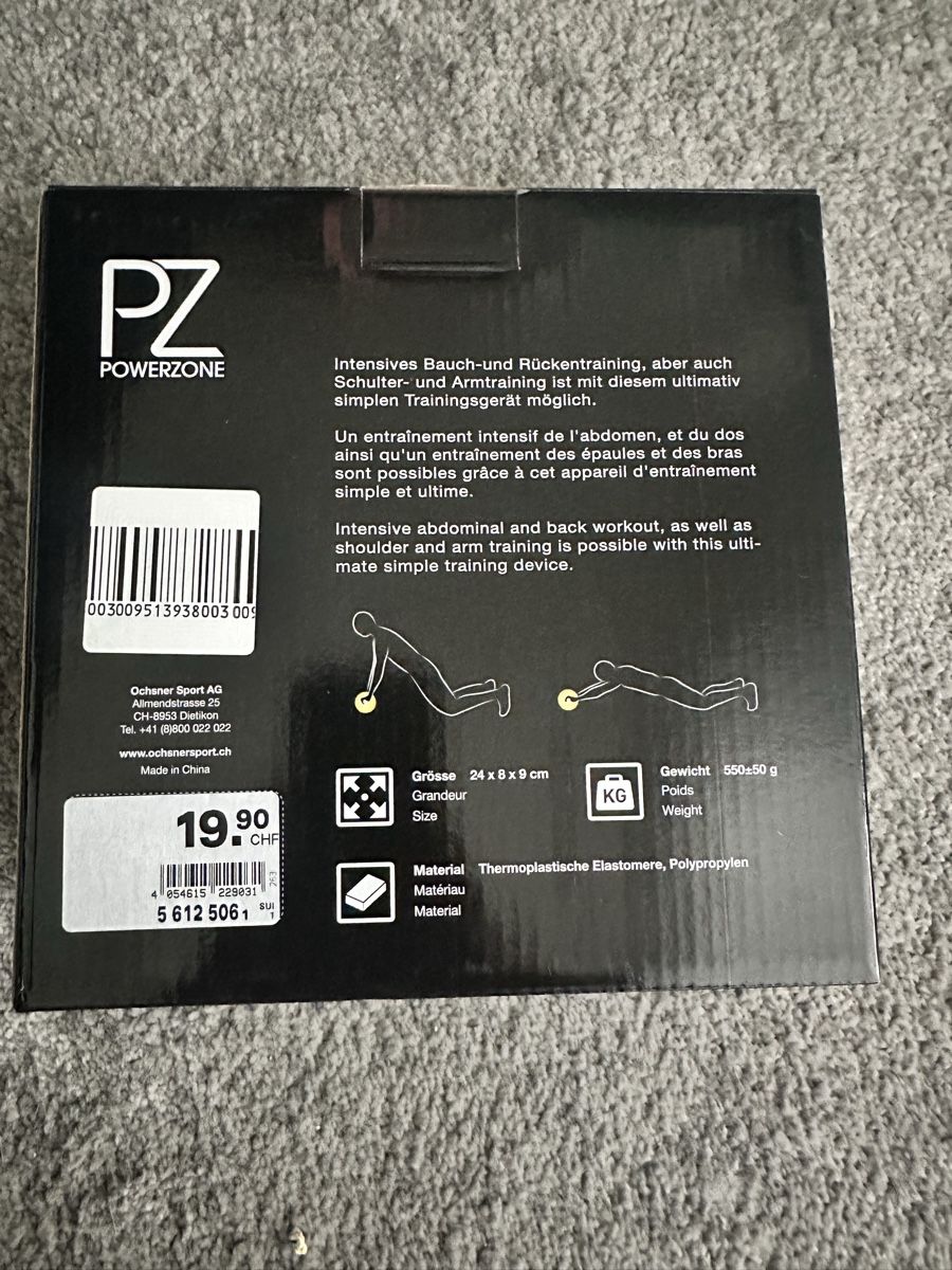 Powerzone Hometrainer: Powerzone Exercise Wheel neu – Neu (gemäss Beschreibung) aus Wangen SZ von Jaay_Sky 1
