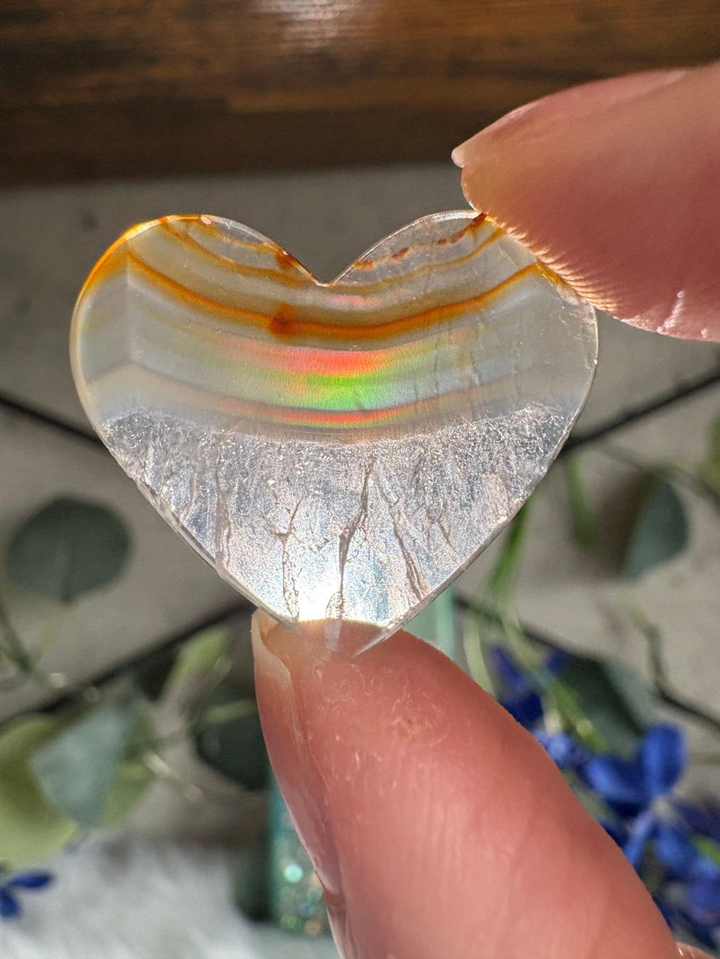 Minéraux & Lithothérapie: Iris Achat Stein -  Iris agate – Neuf avec emballage d'origine à Neuheim par m.hald 3