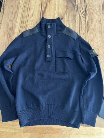 Herren Pullover Stone Island blau/grau Grösse L